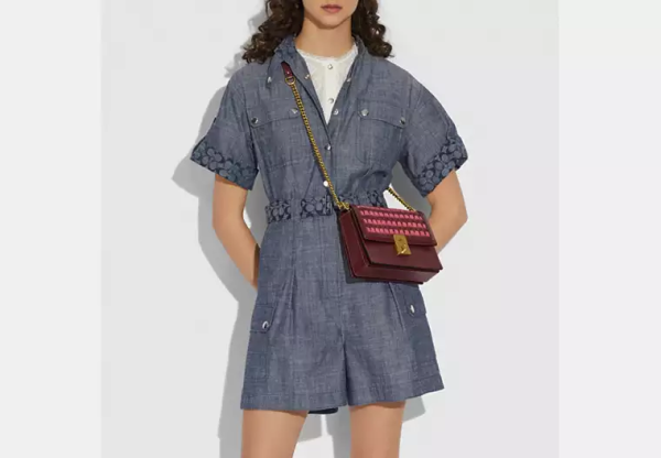 Hutton Shoulder Bag With Weaving