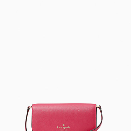 Kate Spade Brynn Small Flap Crossbody Pink Ruby - Ready Stock Malaysia — Pink Ruby