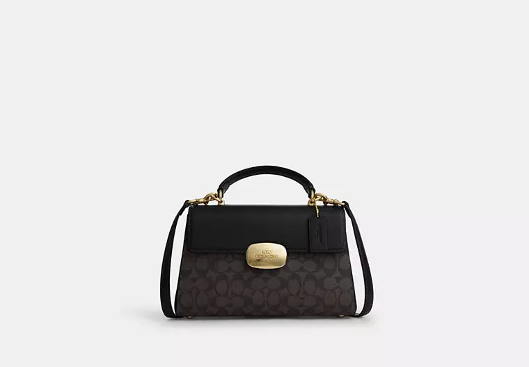 Eliza Top Handle Bag In Signature Canvas