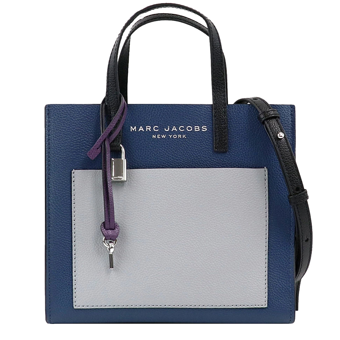 Mini Grind Colorblock Leather Tote Bag