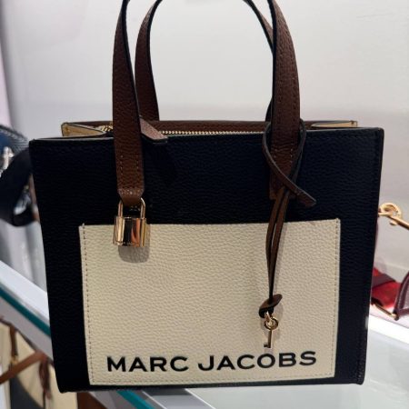 Marc Jacobs The Mini Grind Colorblock Tote Bag Black Multi - Ready Stock Malaysia — Black Multi