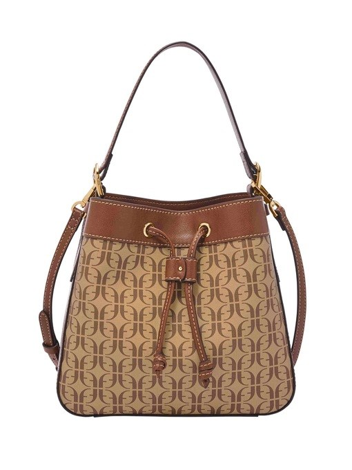 Fossil Tessa Bucket Bag Brown