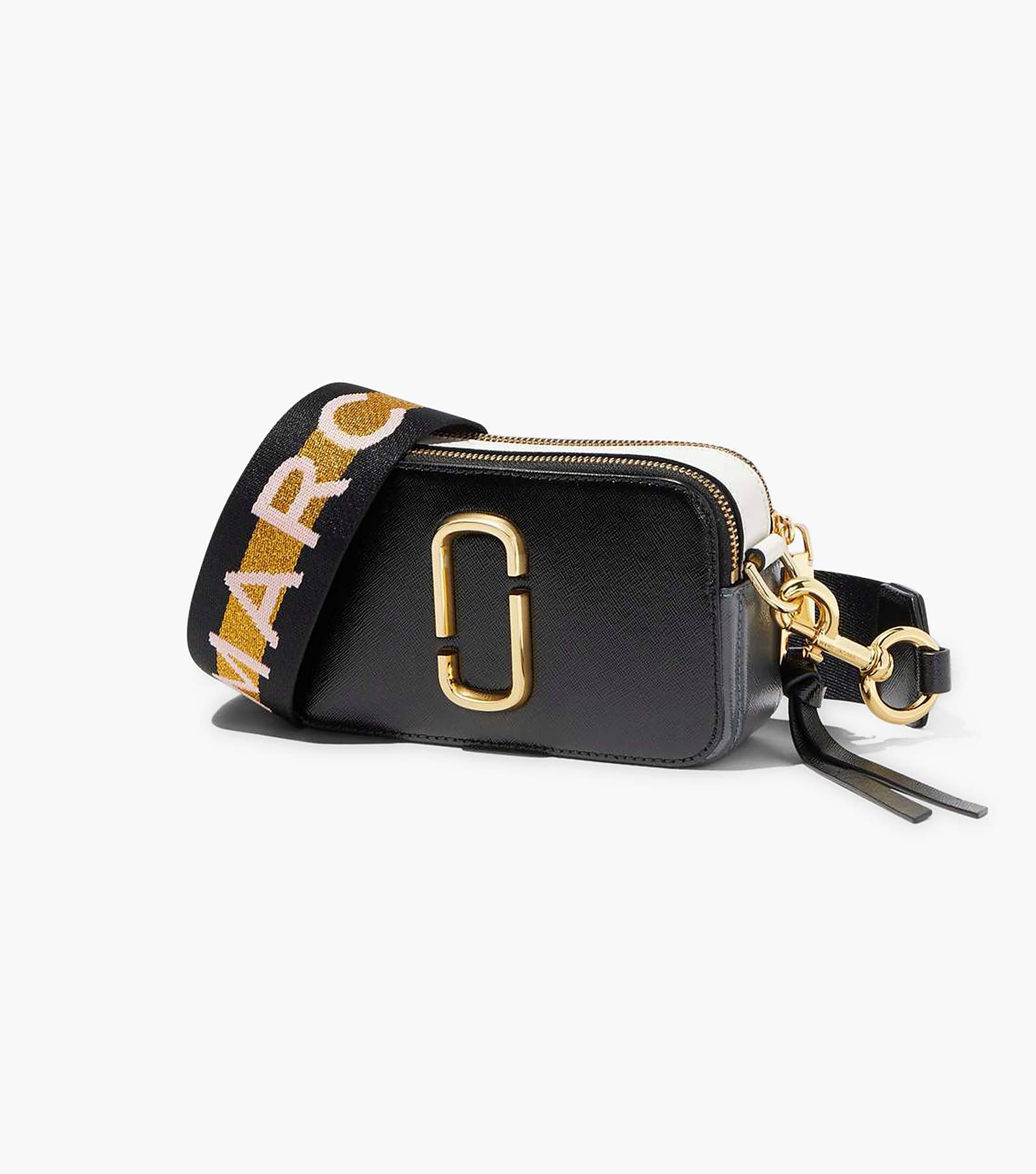 Marc Jacobs The Snapshot camera crossbody bag black silver hardware 2025