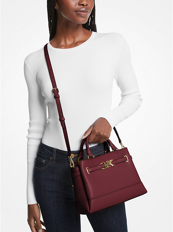 Michael Kors Reed Small Pebbled Leather Satchel