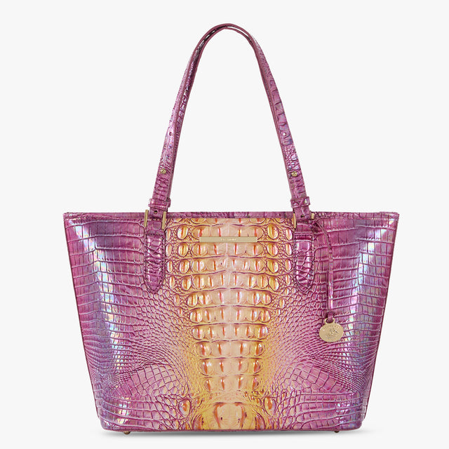 Brahmin Small Mona compact tote bag spring 2026 cream blush
