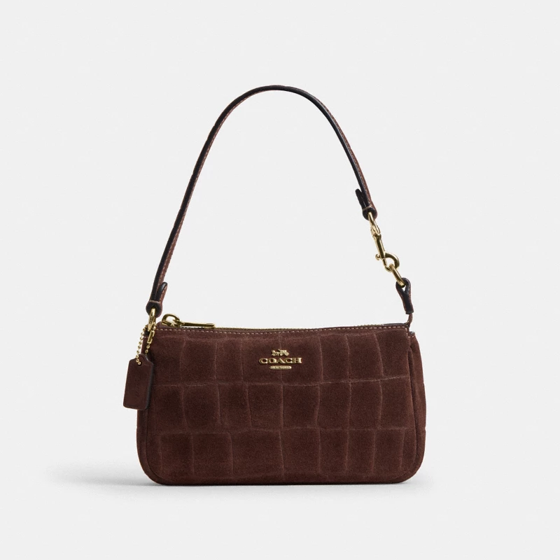 Coach Nolita 19 tan saddle brown crossbody bag Coach outlet