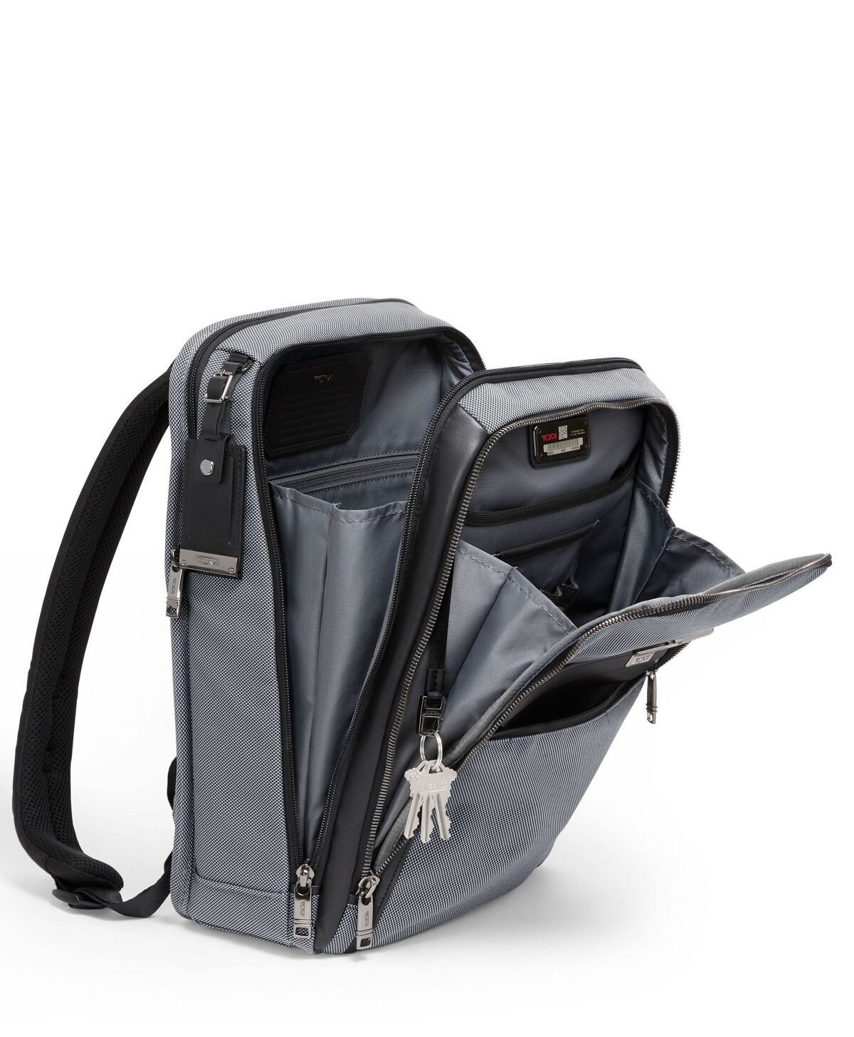 Tumi T-Tech backpack grey slim USB charging digital nomad professional 2024