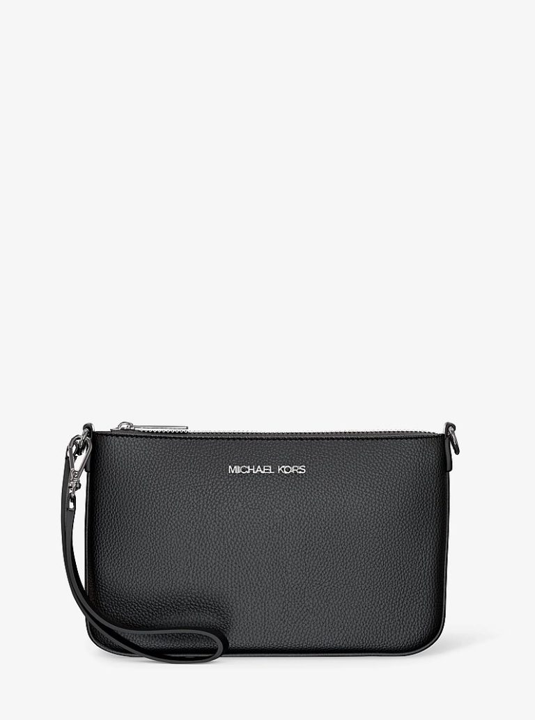 Michael Kors Jet Set Medium Pebbled Leather Convertible Wristlet - Preorder