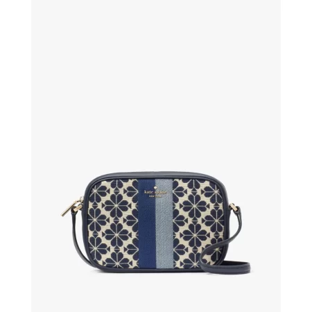 Kate Spade Everything Spade Flower Jacquard Mini Camera Bag Blue Multi - Ready Stock Malaysia — Blue Multi