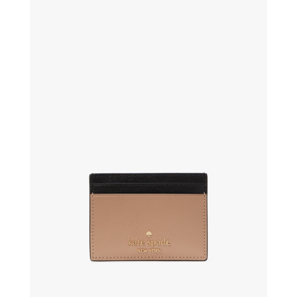 Kate Spade Madison Small Slim Card Holder in Toasted Hazelnut Multi