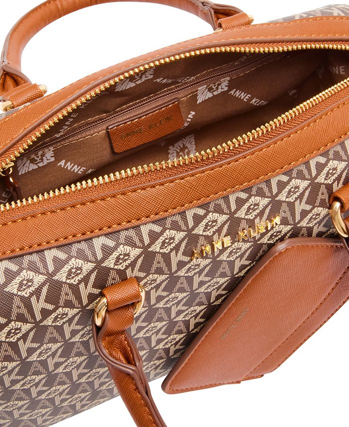 Anne Klein Small Satchel Brown 2026