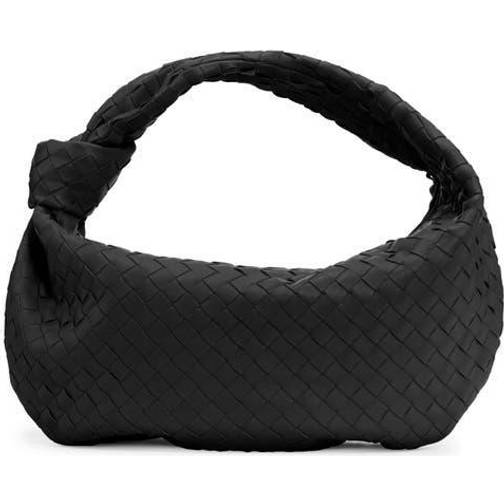 Bottega Veneta Jodie small intrecciato nappa leather hobo black 2024
