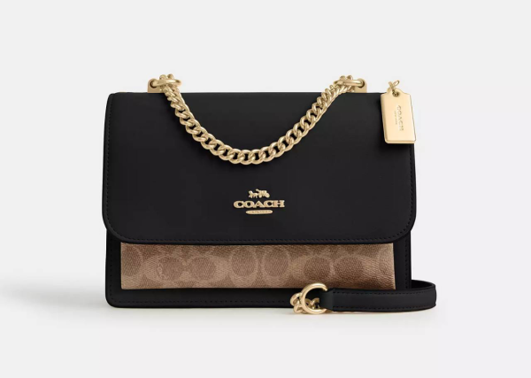 Coach Klare Crossbody Bag In Signature Canvas Brass/Tan/Black Multi - Ready Stock Malaysia | Authentic from USA outlet | Amaboxly Malaysia