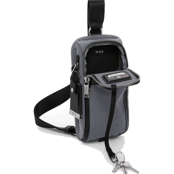 TUMI Alpha Compact Sling Carbon - Ready Stock USA