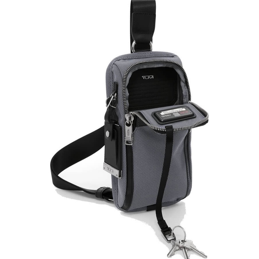 TUMI Alpha Compact Sling Carbon - Ready Stock USA