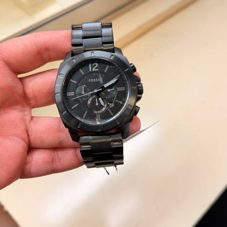 Fossil Privateer Chronograph Black Stainless Steel Watch - Ready Stock US - Ready Stock USA — Black