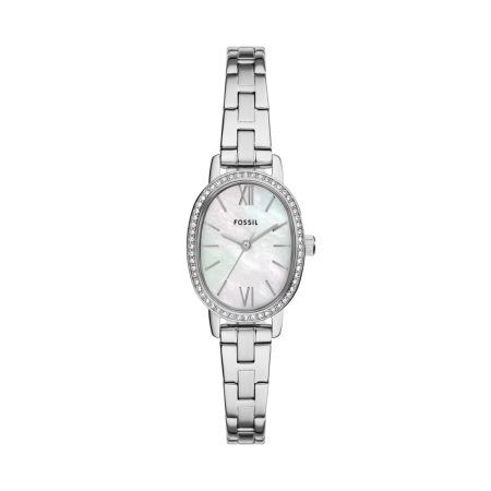 Fossil Penny Three-Hand Stainless Steel Watch - Ready Stock USA — Silver