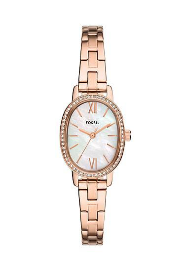 Fossil Penny Three-Hand Rose Gold-Tone Stainless Steel Watch BQ3977
