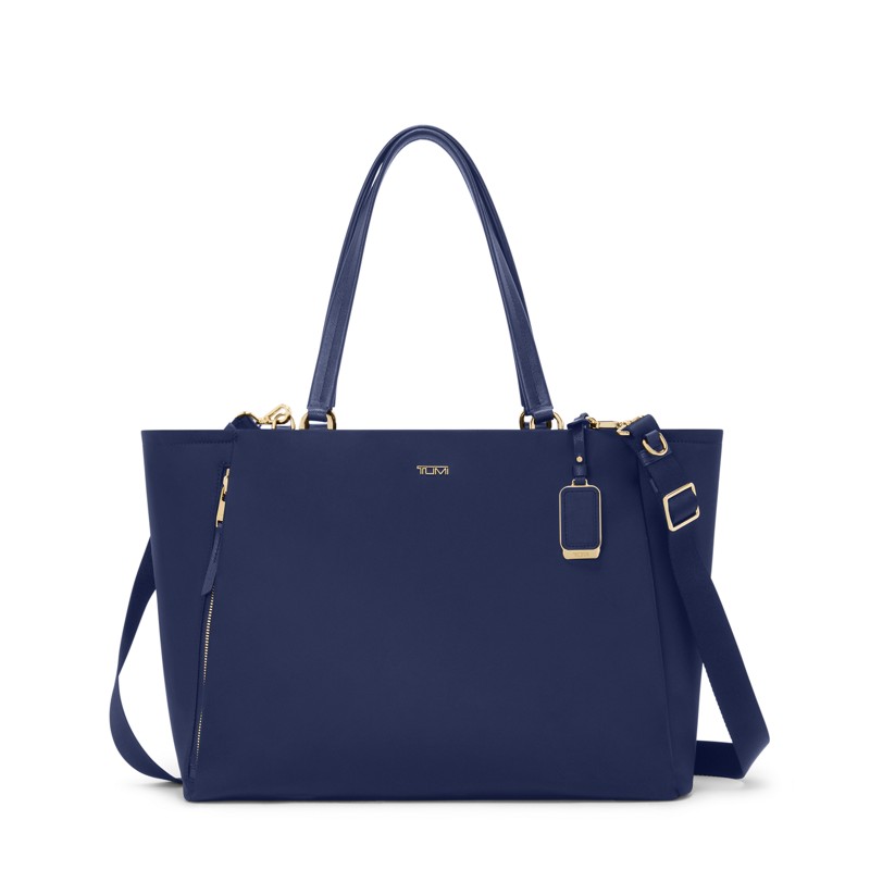 Tumi Voyageur Calais Tote navy blue nylon 2024