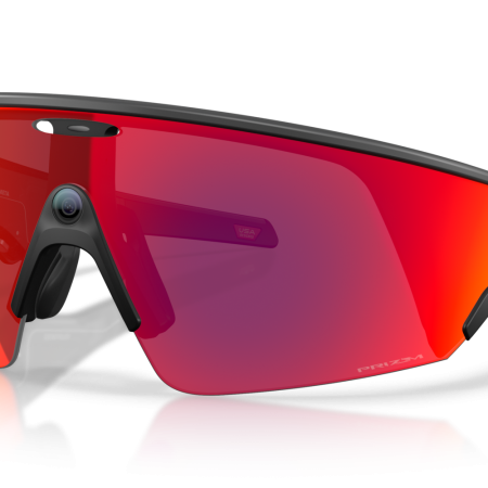 Oakley Meta Vanguard AI Glasses - Preorder — Black Frame / Prizm Road Lenses · Black Frame / Prizm Road Lenses