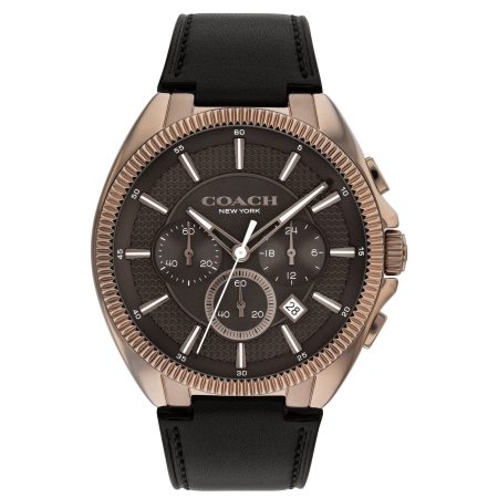 Coach Jackson Men's Watch 45mm Black - Ready Stock USA — Black