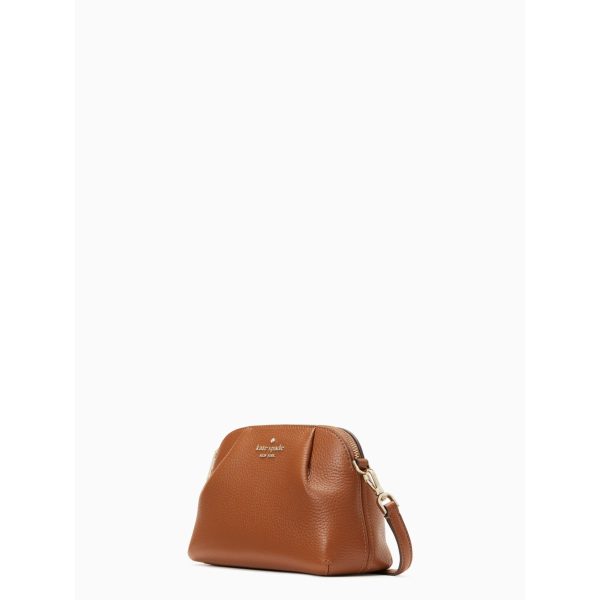 Kate Spade Dumpling Convertible Crossbody Warm Gingerbread side angle