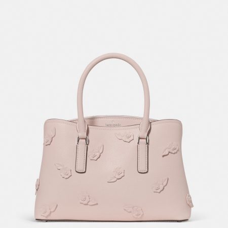 Kate Spade Thompson Street Floral Small Satchel Bag Powdered Sugar - Ready Stock Malaysia — Powdered Sugar