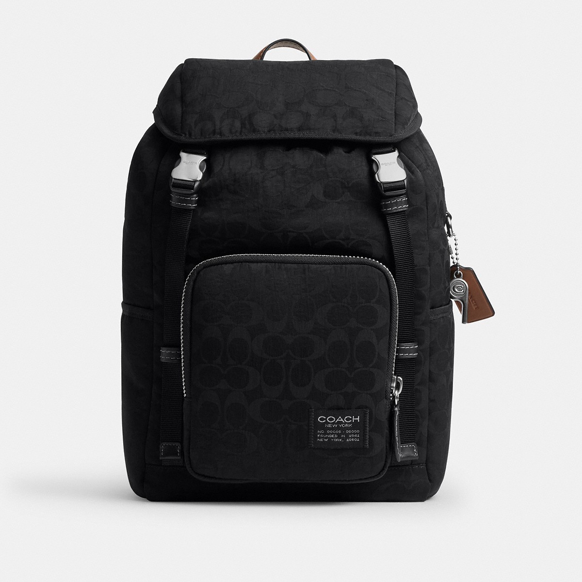 Coach Logan Backpack Signature Nylon black CDU99