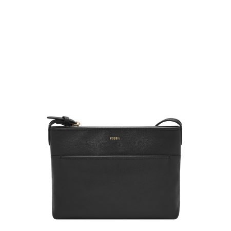 Fossil Phoebe Small Crossbody Black - Ready Stock Malaysia — Black