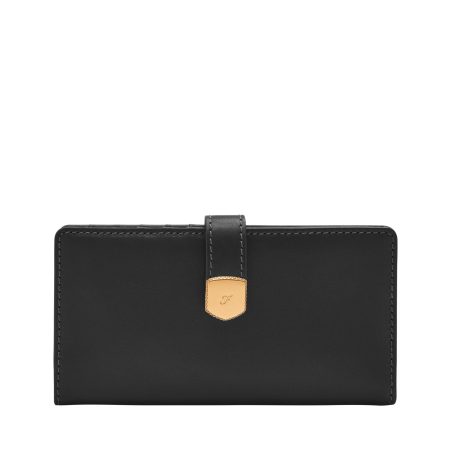Fossil Lennox Tab Bifold Wallet Black - Ready Stock Malaysia — Black