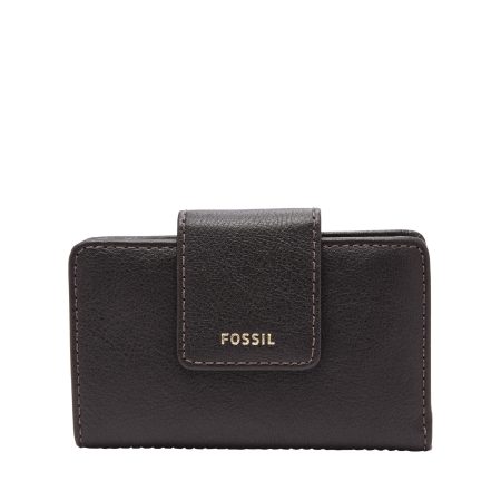 Fossil Madison Multifunction Wallet Black - Ready Stock Malaysia — Black