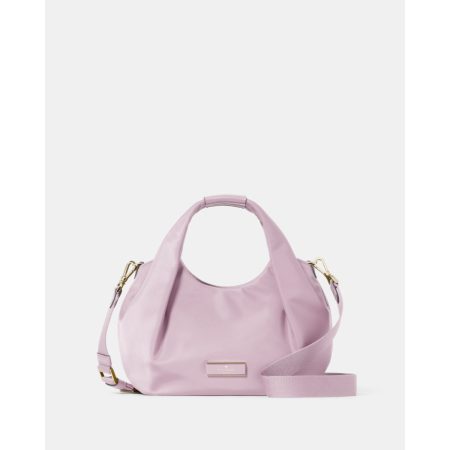 Kate Spade Carter Nylon Small Pleated Crossbody Lavender Smoke - Ready Stock Malaysia — Lavender Smoke
