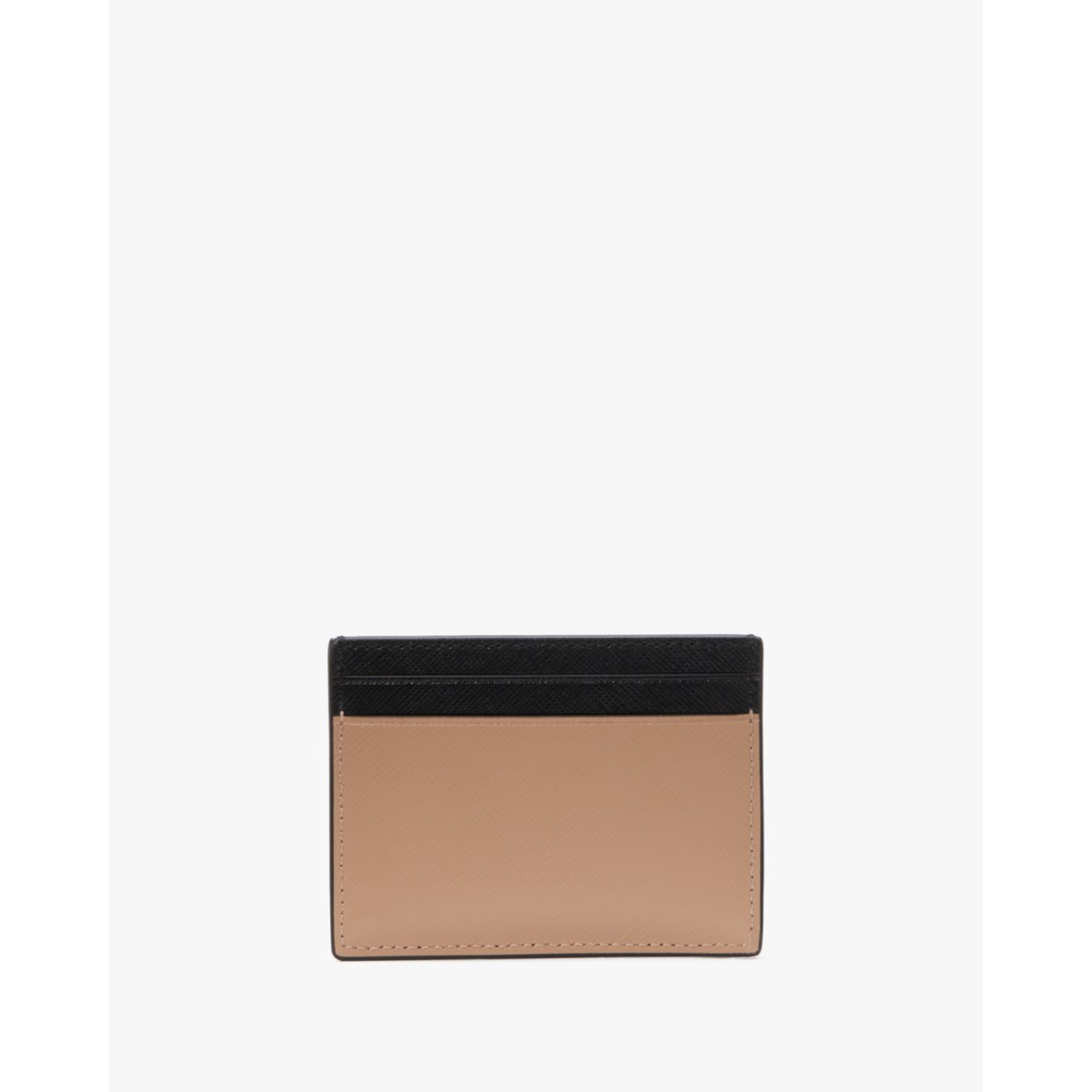 Kate Spade Madison Small Slim Card Holder in Toasted Hazelnut Multi back view