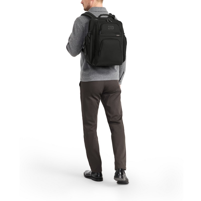 Tumi Alpha 3 Laptop Brief black ballistic nylon 2025