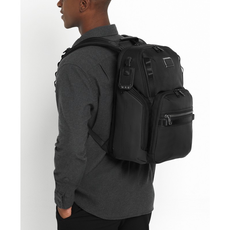 TUMI Alpha Bravo Search Backpack ballistic nylon black current model