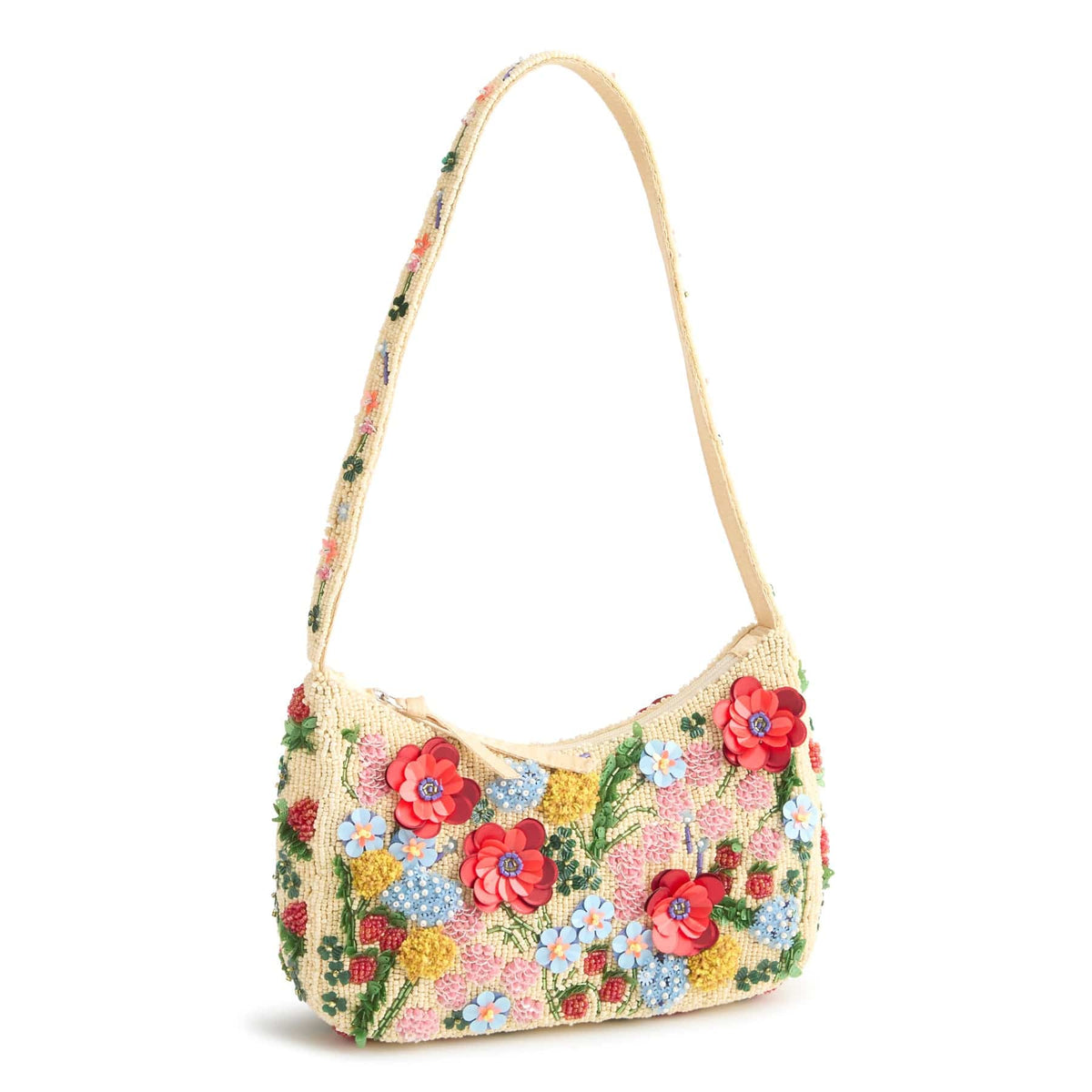 Vera Bradley Mini Roxbury Crescent Shoulder Bag crossbody café style Bangsar morning wear