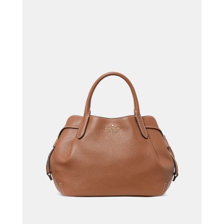 Kate Spade Dumpling Satchel Bag Warm Gingerbread - Ready Stock USA — Warm Gingerbread