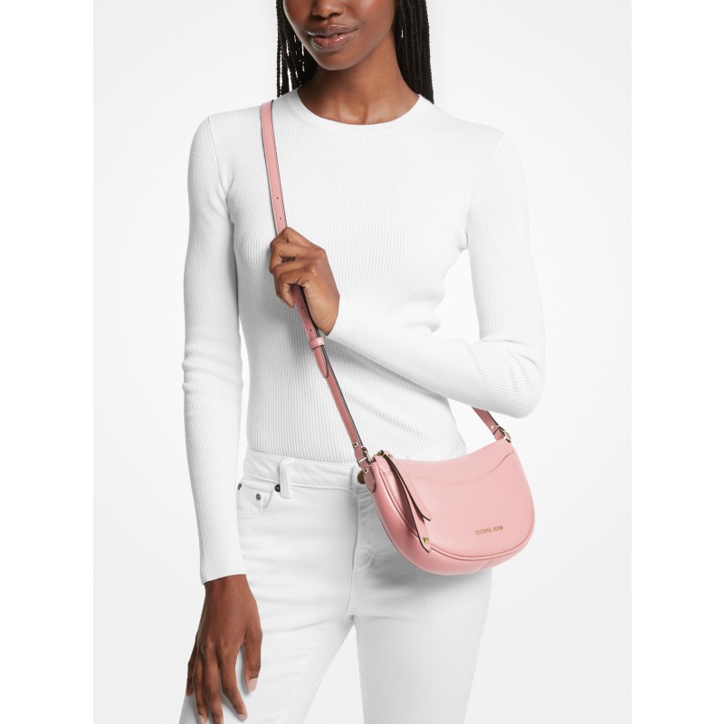 Michael Kors Dover Small Half Moon Crossbody powder blush multi 2026