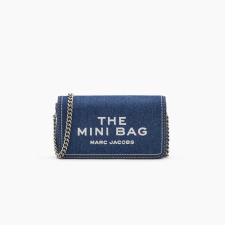 Marc Jacobs The Denim Chain Mini Bag - Preorder — Dark Wash