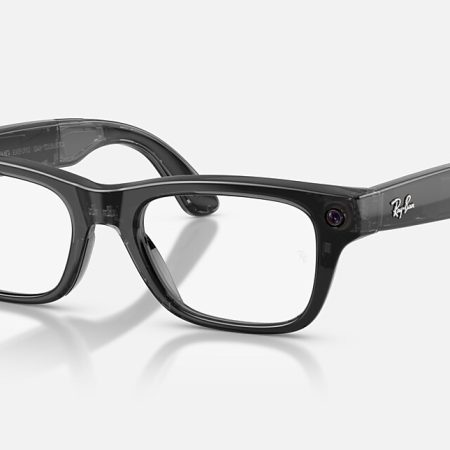 Ray-Ban Meta (Gen 2) Blayzer Optics - Preorder — Shiny Transparent Black