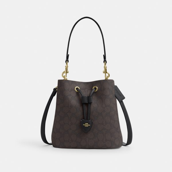Coach Rowan Bucket Bag In Signature Canvas - Ready Stock USA