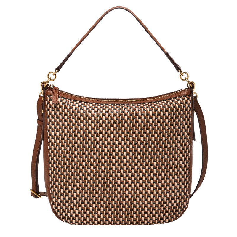 Fossil Jolie Leather Hobo ZB11114249 brown leather 2026
