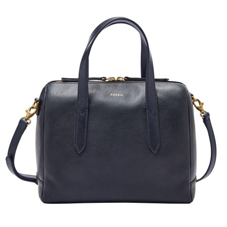Fossil Sydney Satchel - Preorder — Navy