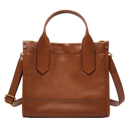 Fossil Kyler Satchel - Preorder — Medium Brown