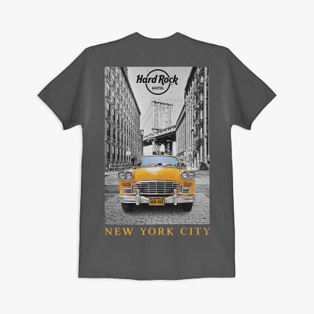 Hard Rock Cafe New York Taxi Tee in Heavy Metal - Preorder — Heavy Metal Grey