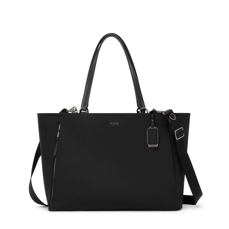 TUMI Voyageur Valetta Large Tote 159129T522 black nylon 2026