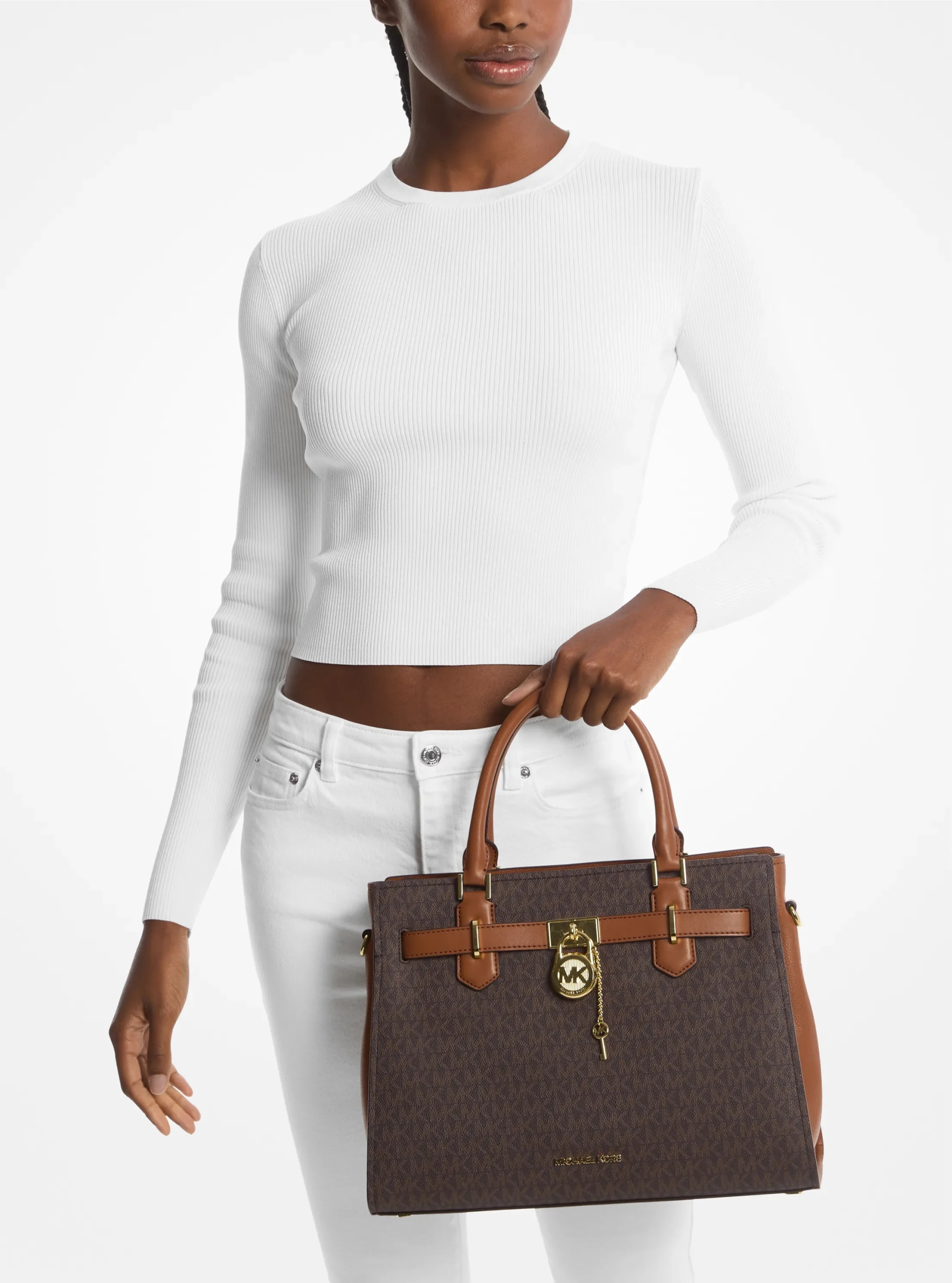 Michael Kors Landon Medium Logo Satchel - Preorder