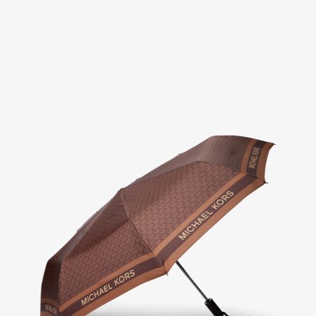 Michael Kors Logo Umbrella - Preorder — Brown