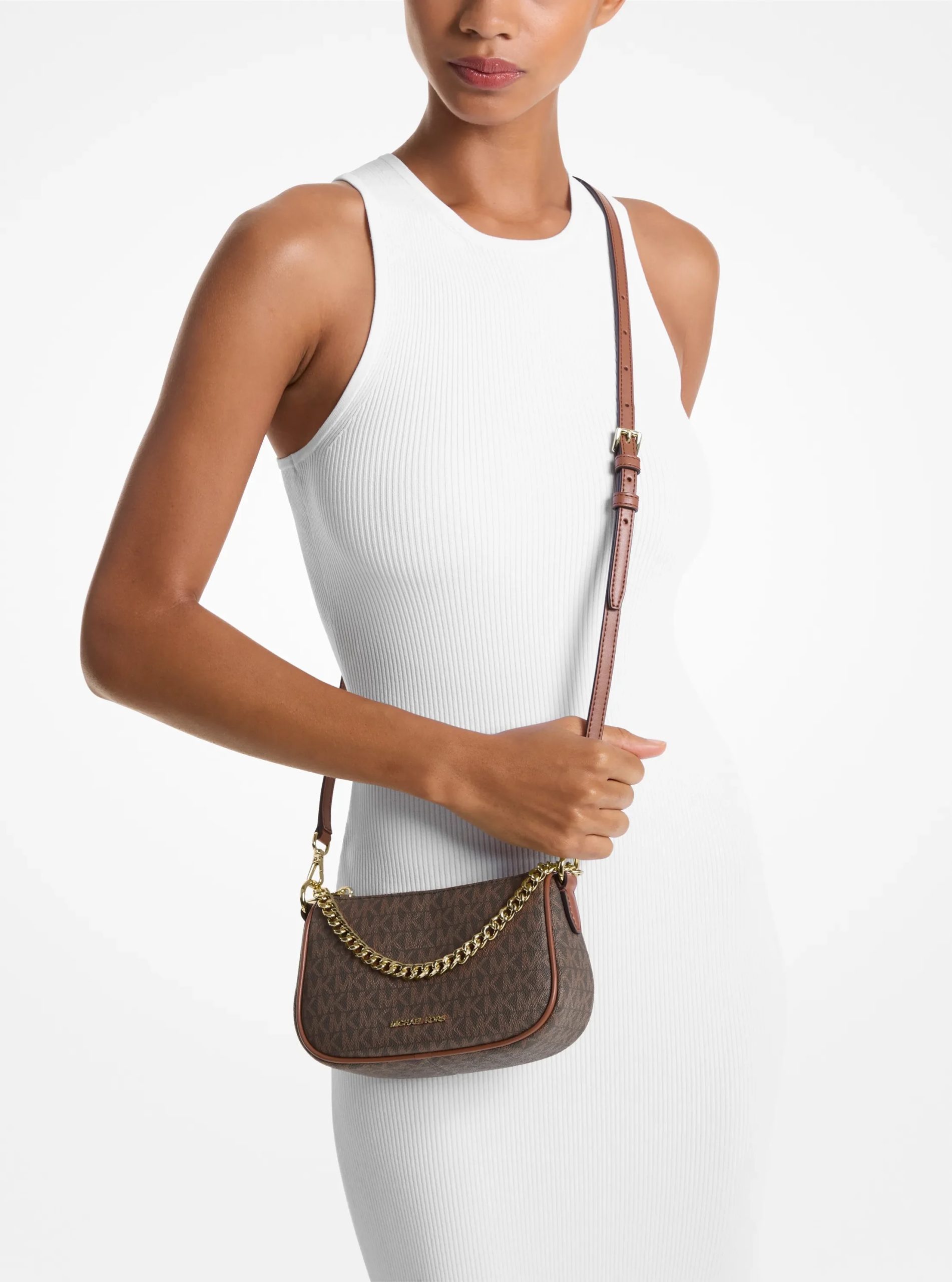 Michael Kors Carmela Small Signature Logo Convertible Crossbody Bag - Preorder