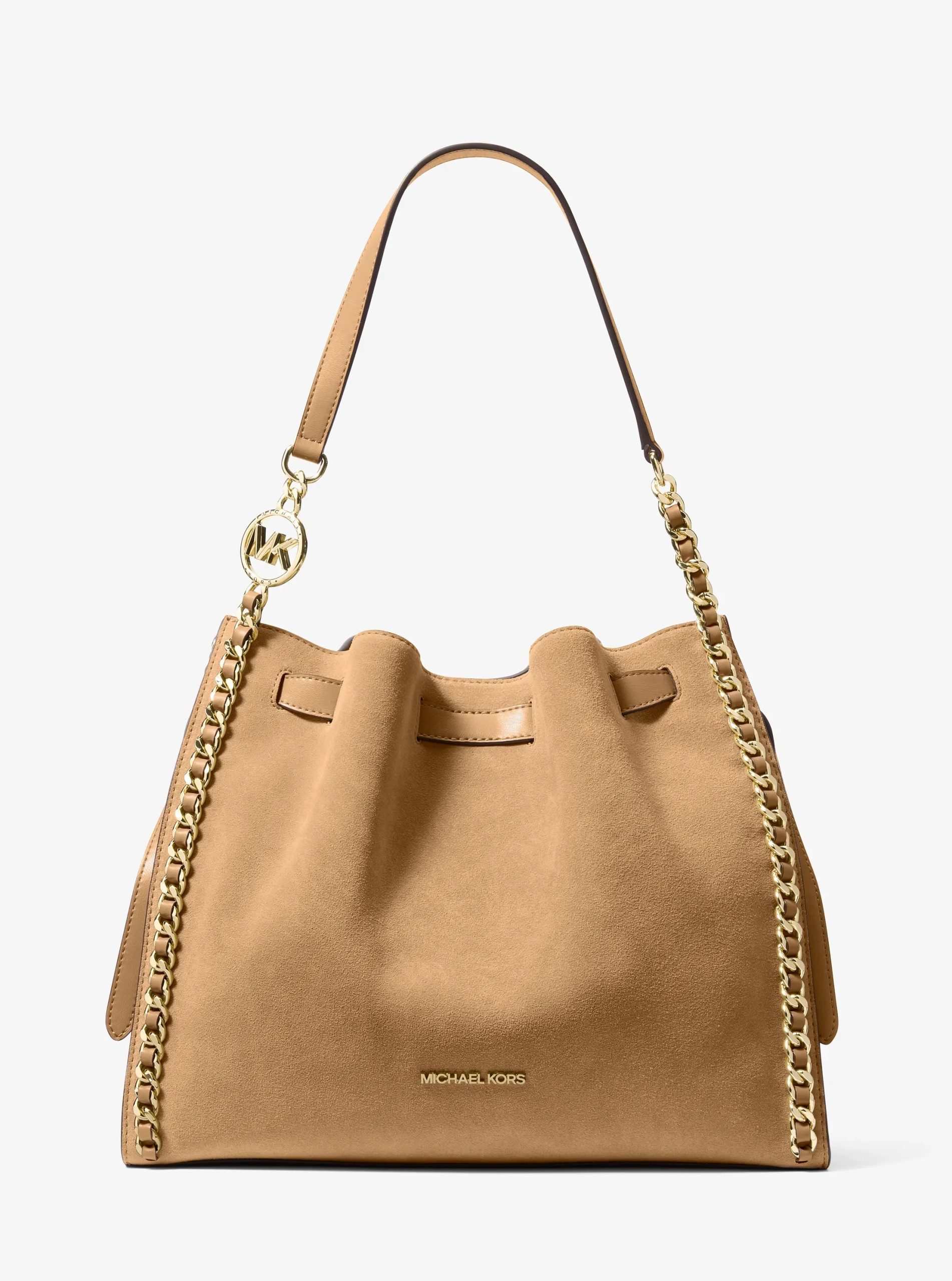 Michael Kors Mina Large Suede Chain Shoulder Bag - Preorder